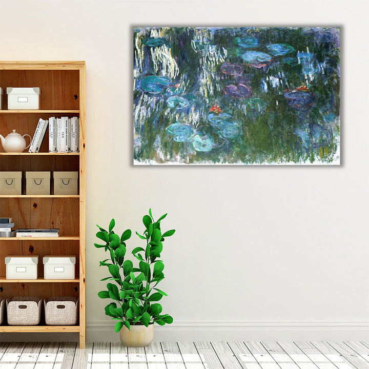 Water Lilies, 1916–1919 - Canvas Print Wall Art