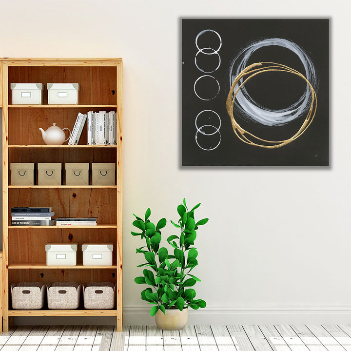 espresso framed canvas office gallery wall art