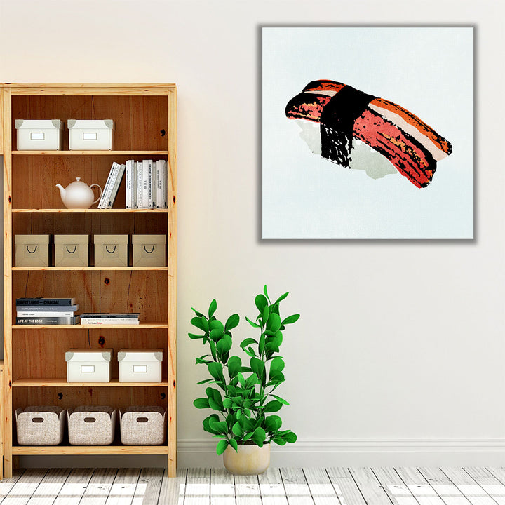 Kitchen Wrapped Canvas – sleek sushi wall décor