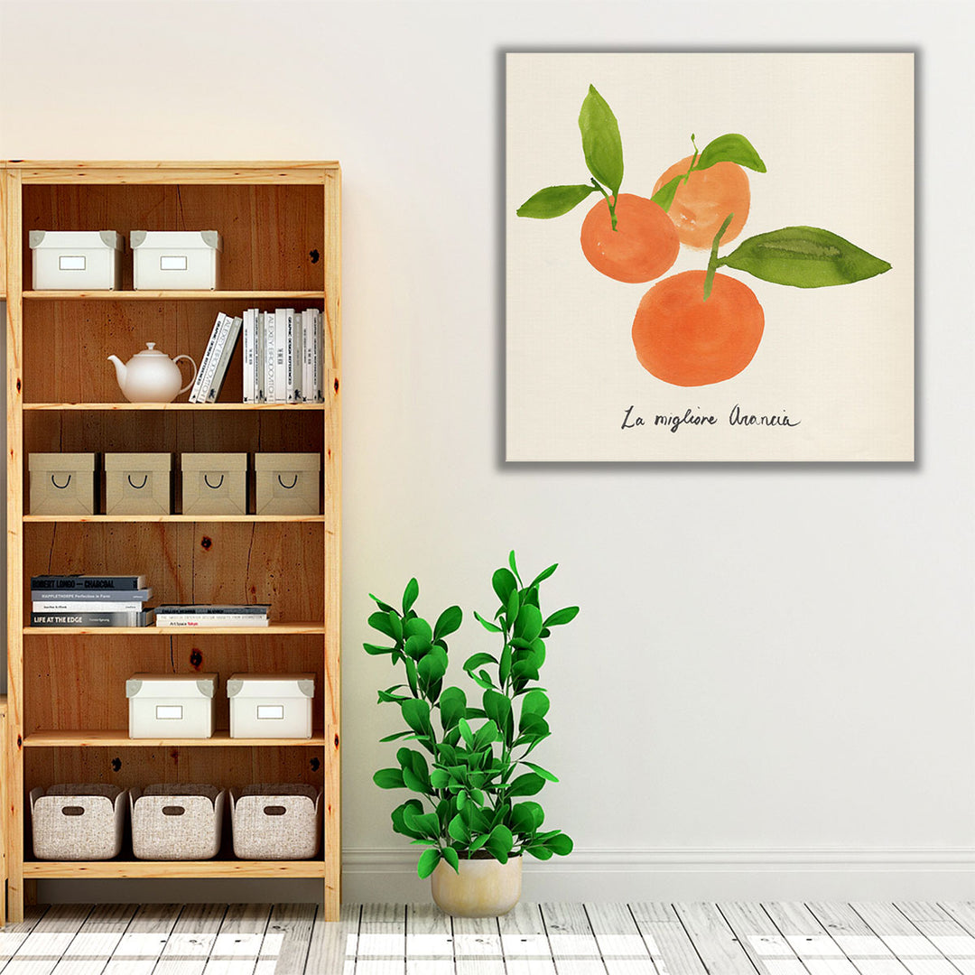 Kitchen Wrapped Canvas watercolor fruit décor