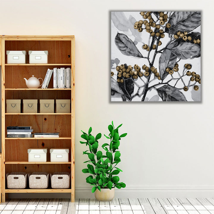 Holly Shadow I - Canvas Print Wall Art