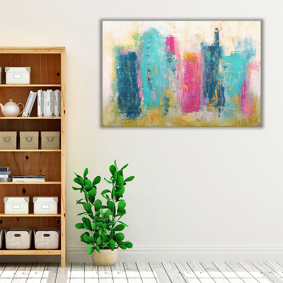 modern wall art – serene abstract composition