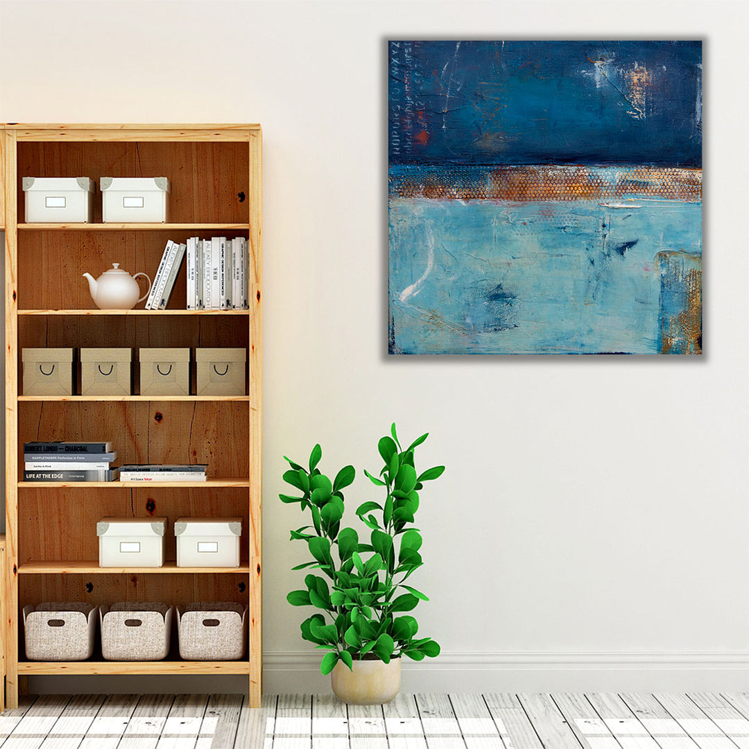 Contemporary wall piece for hallway or lounge