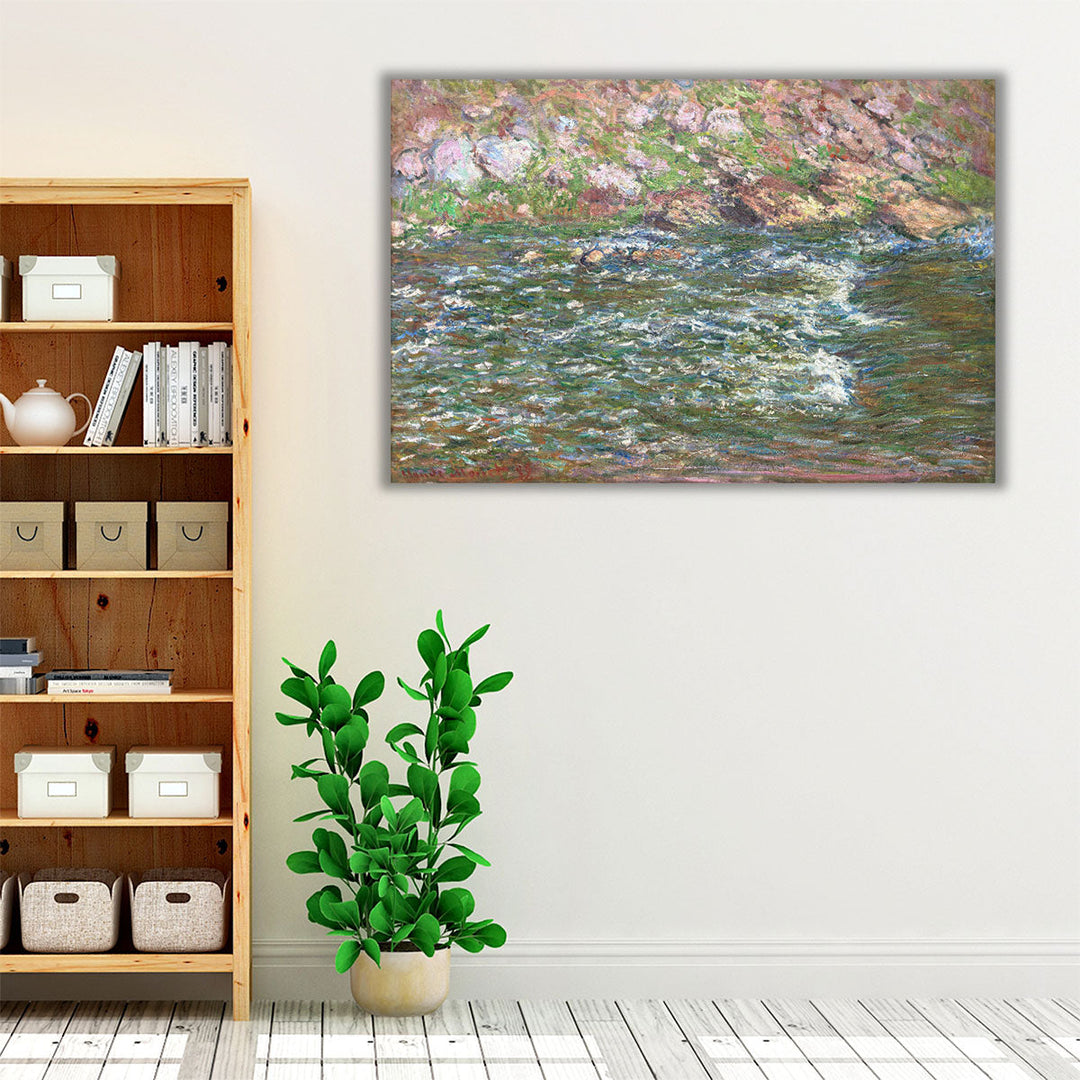 Rapids on the Petite Creuse at Fresselines, 1889 - Canvas Print Wall Art