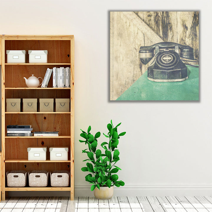 Living room framed art with nostalgic appeal