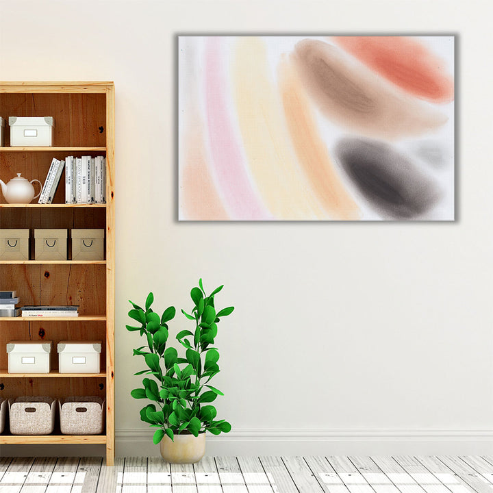white framed canvas workspace decoration accent