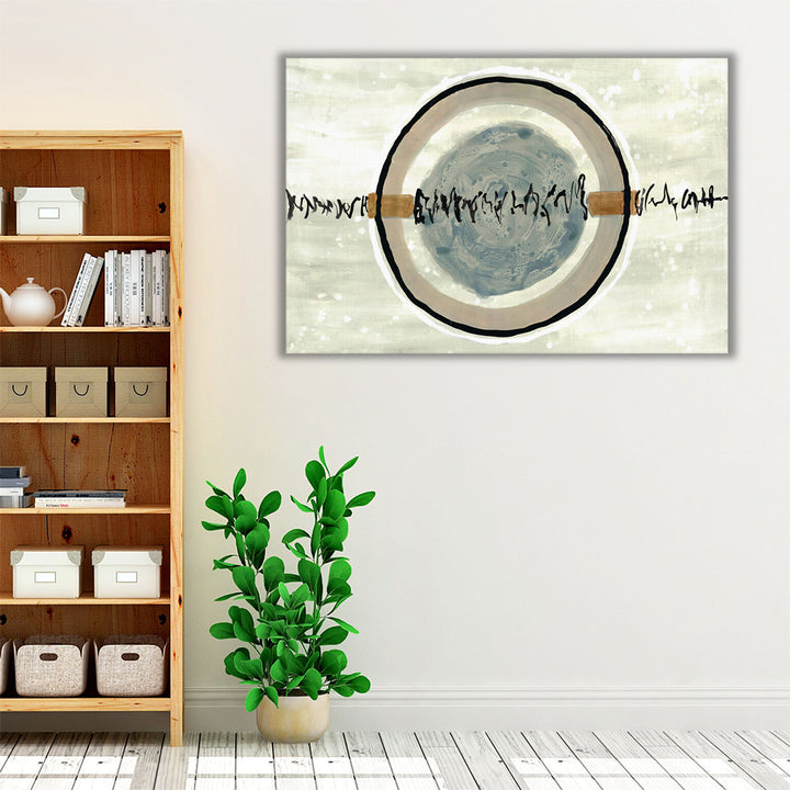 Living room abstract wall décor neutral canvas