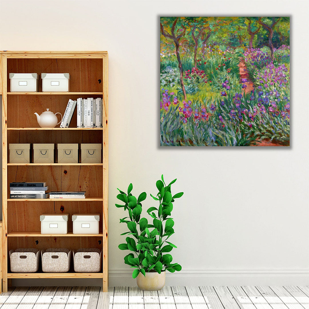 The Iris Garden at Giverny, 1899 - 1900 - Canvas Print Wall Art
