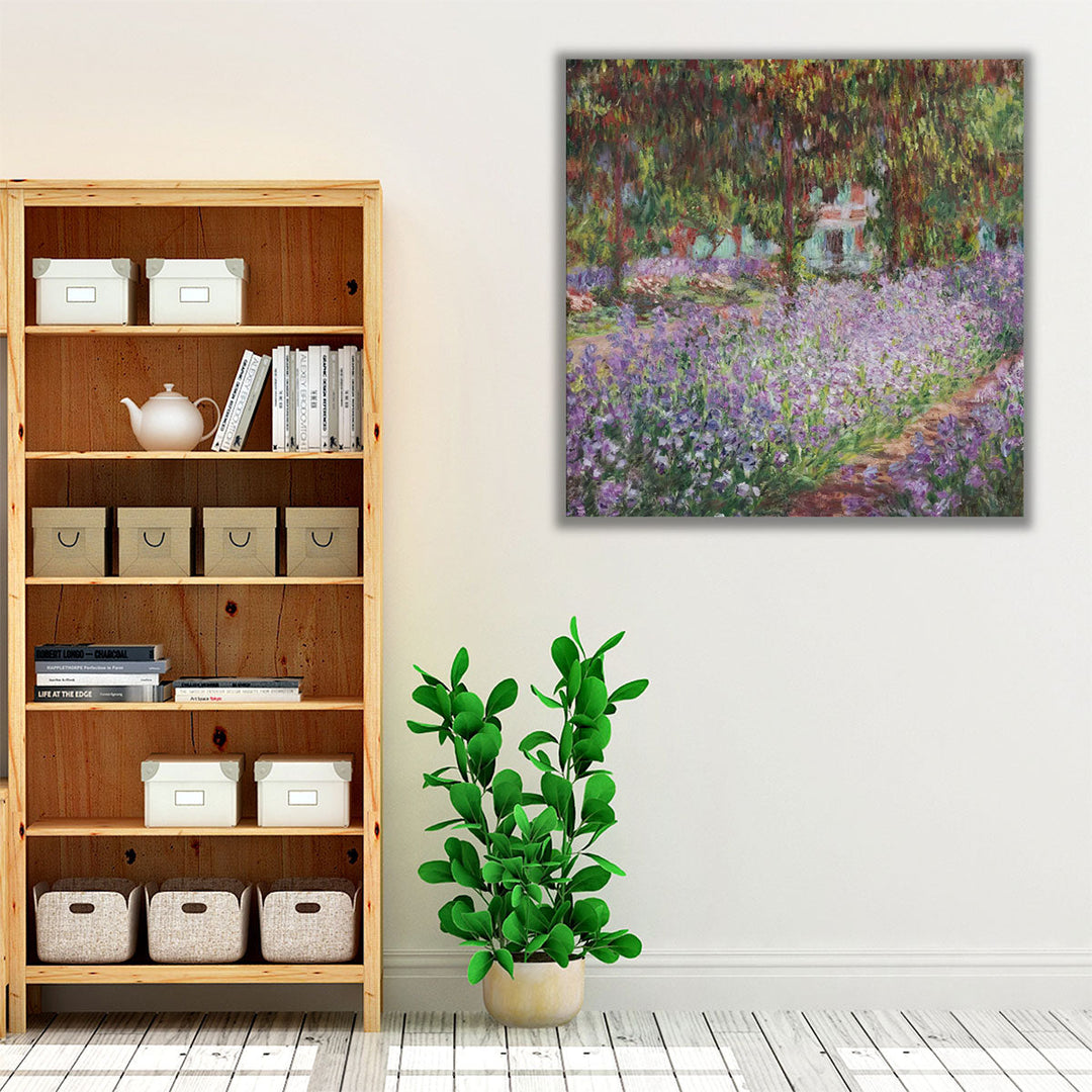 Irises in Monet's Garden, 1900 - Canvas Print Wall Art