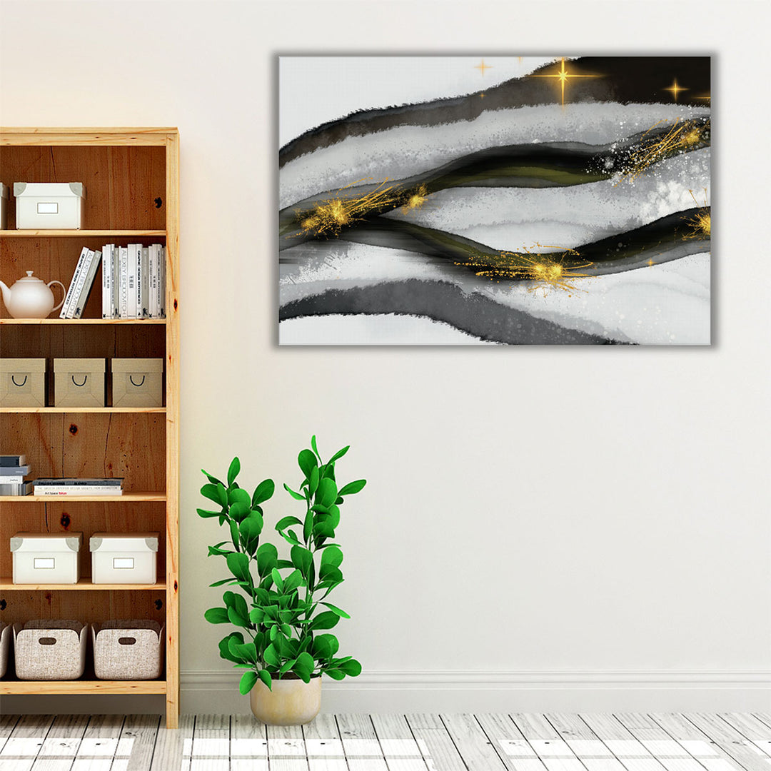minimalist black line wall art