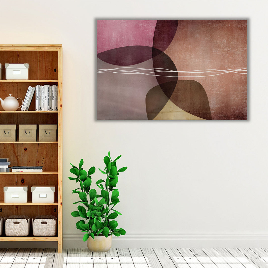 Hallway wall art minimalist brown decor