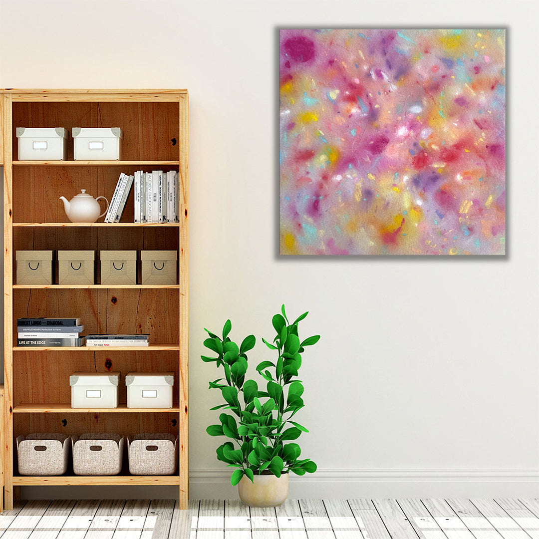 Hallway canvas art colorful contemporary decor