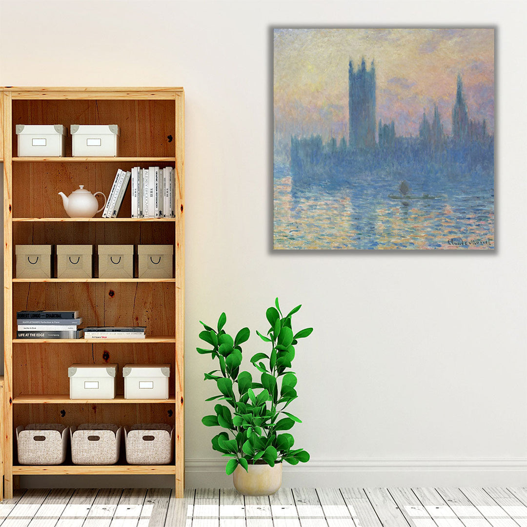 The Houses of Parliament, Sunset, 1903 - Canvas Print Wall Art