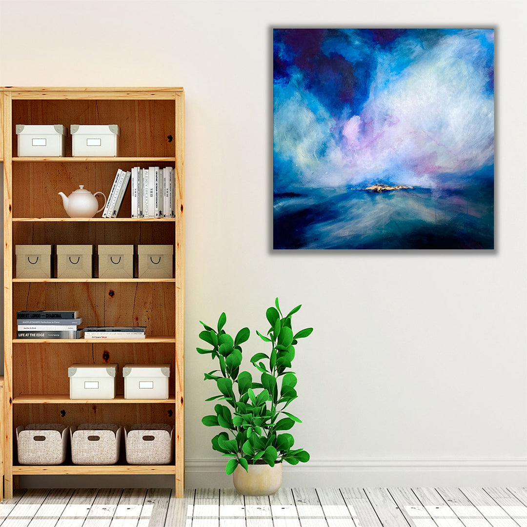 Modern abstract living room wall decor