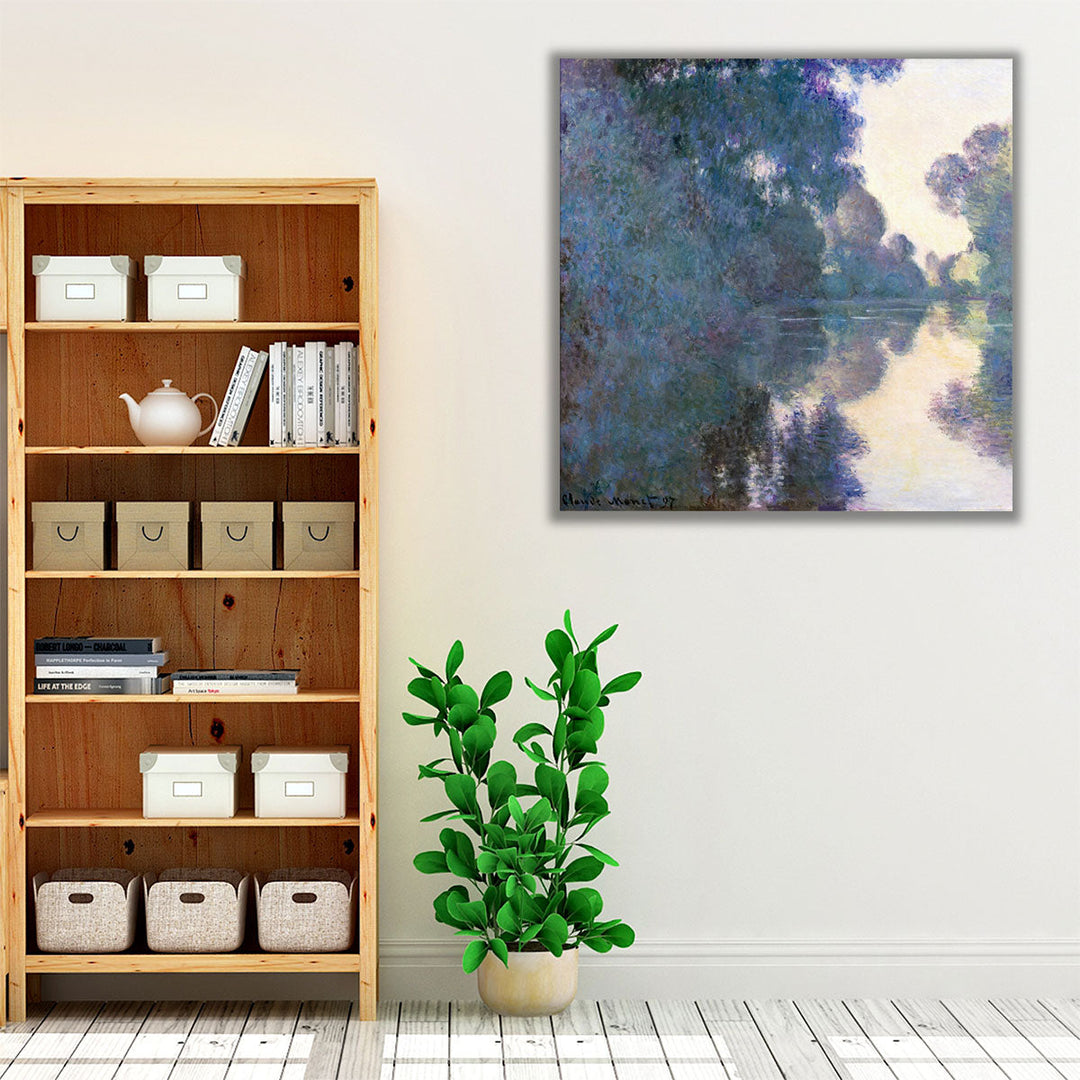 Morning on the Seine near Giverny, 1897 - Canvas Print Wall Art