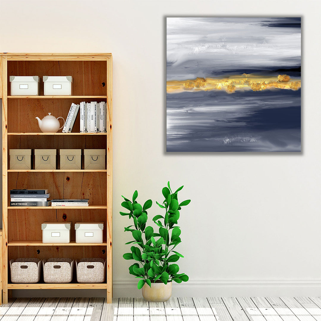 Framed canvas modern bedroom wall art