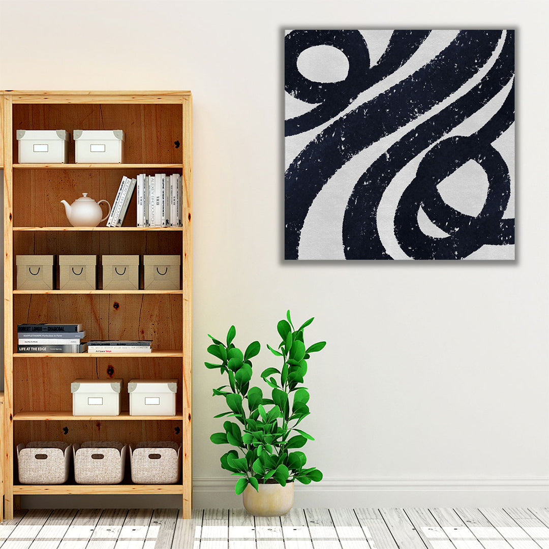 Entryway wall art modern monochrome canvas
