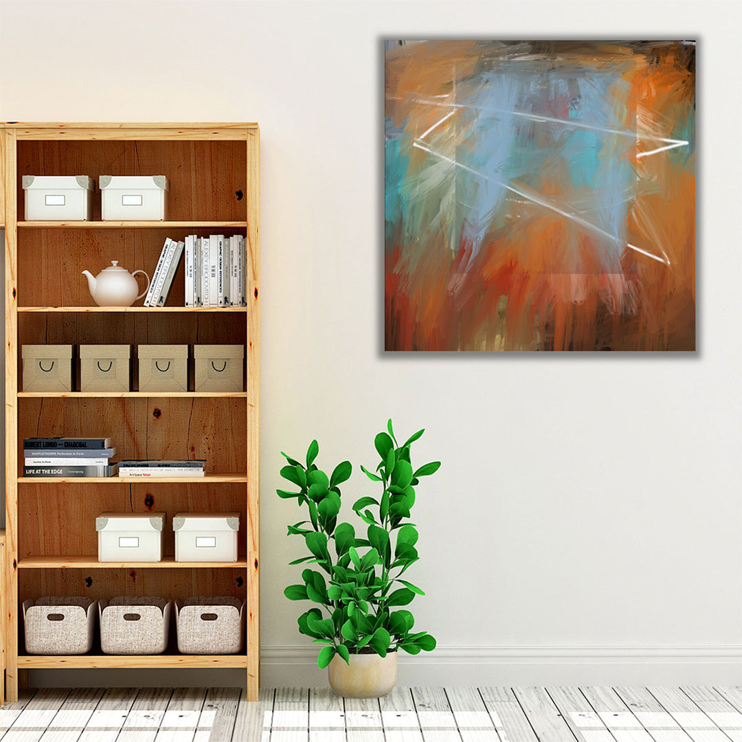 Abstract painting for bedroom or hallway