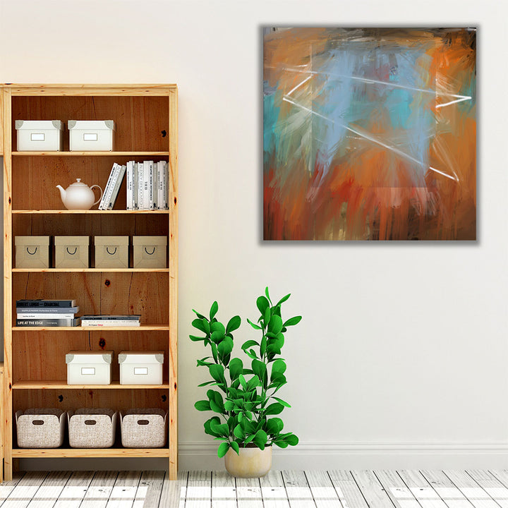Abstract painting for bedroom or hallway