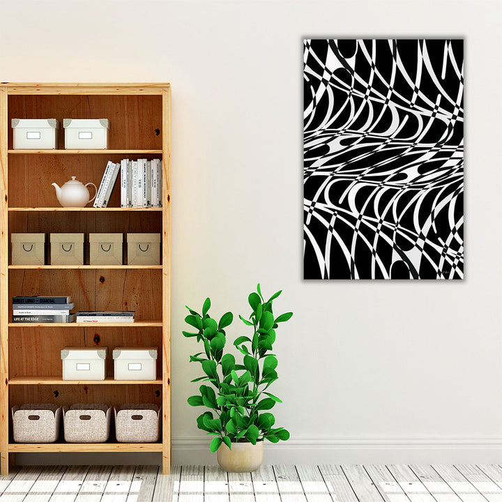 Wrapped canvas modern abstract texture
