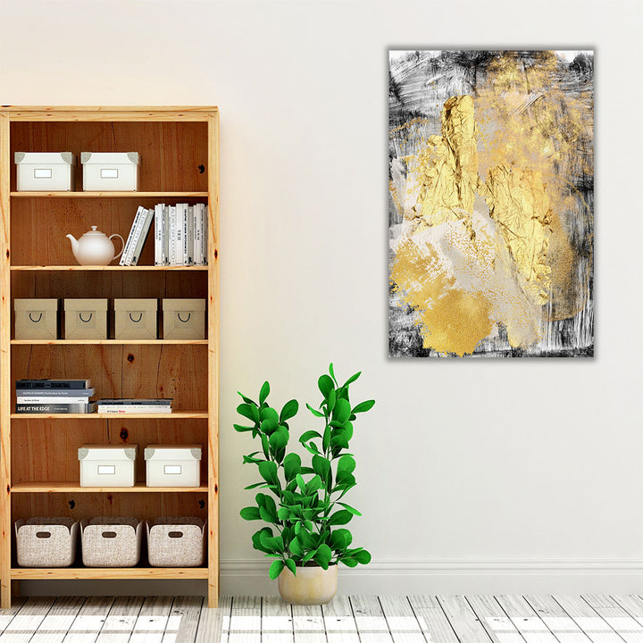 espresso framed canvas living room décor