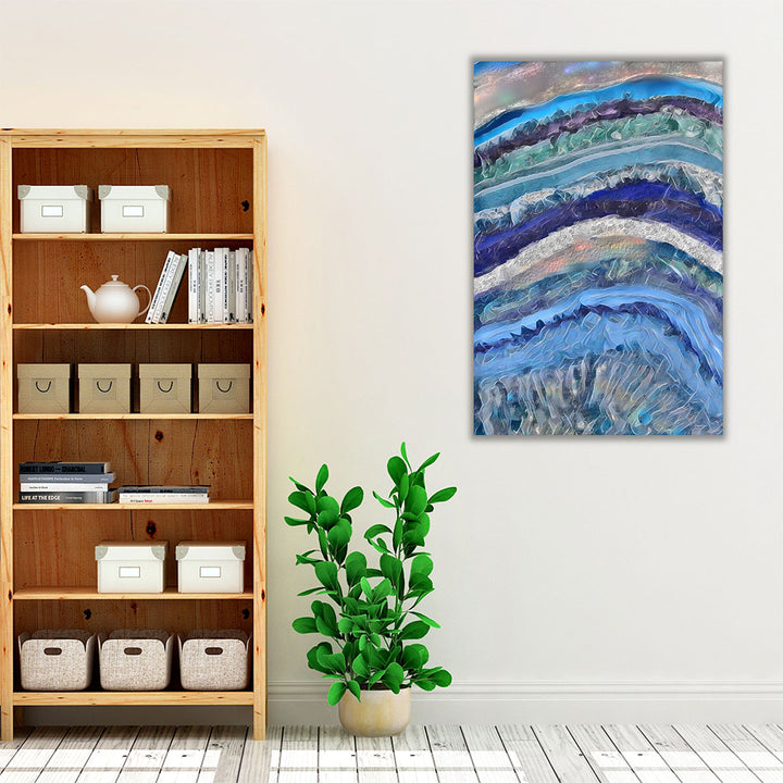 Living room marble canvas modern decor