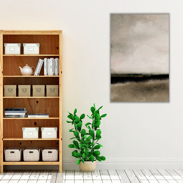 Entryway wall art soft neutral tone canvas