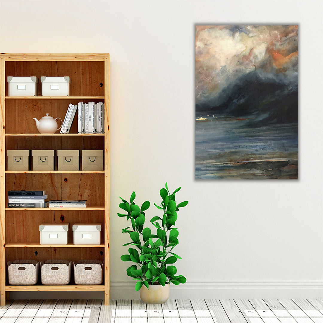 Neutral bedroom canvas art serene decor