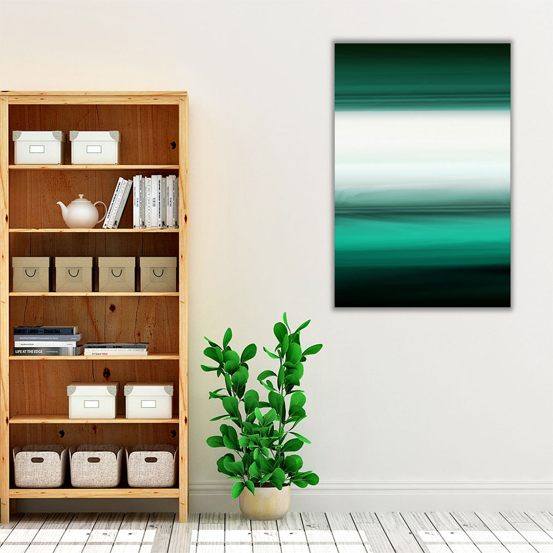 white framed canvas living room minimalist décor