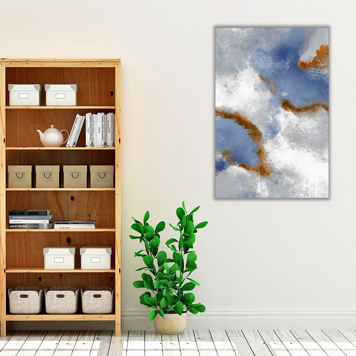 white framed canvas living room décor