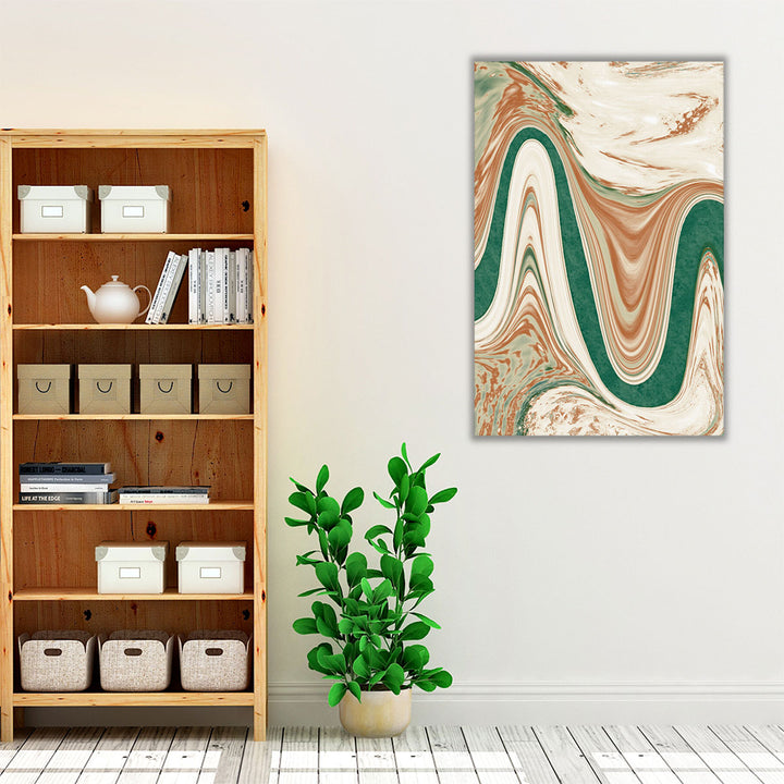 Minimalist neutral artwork for bedroom walls