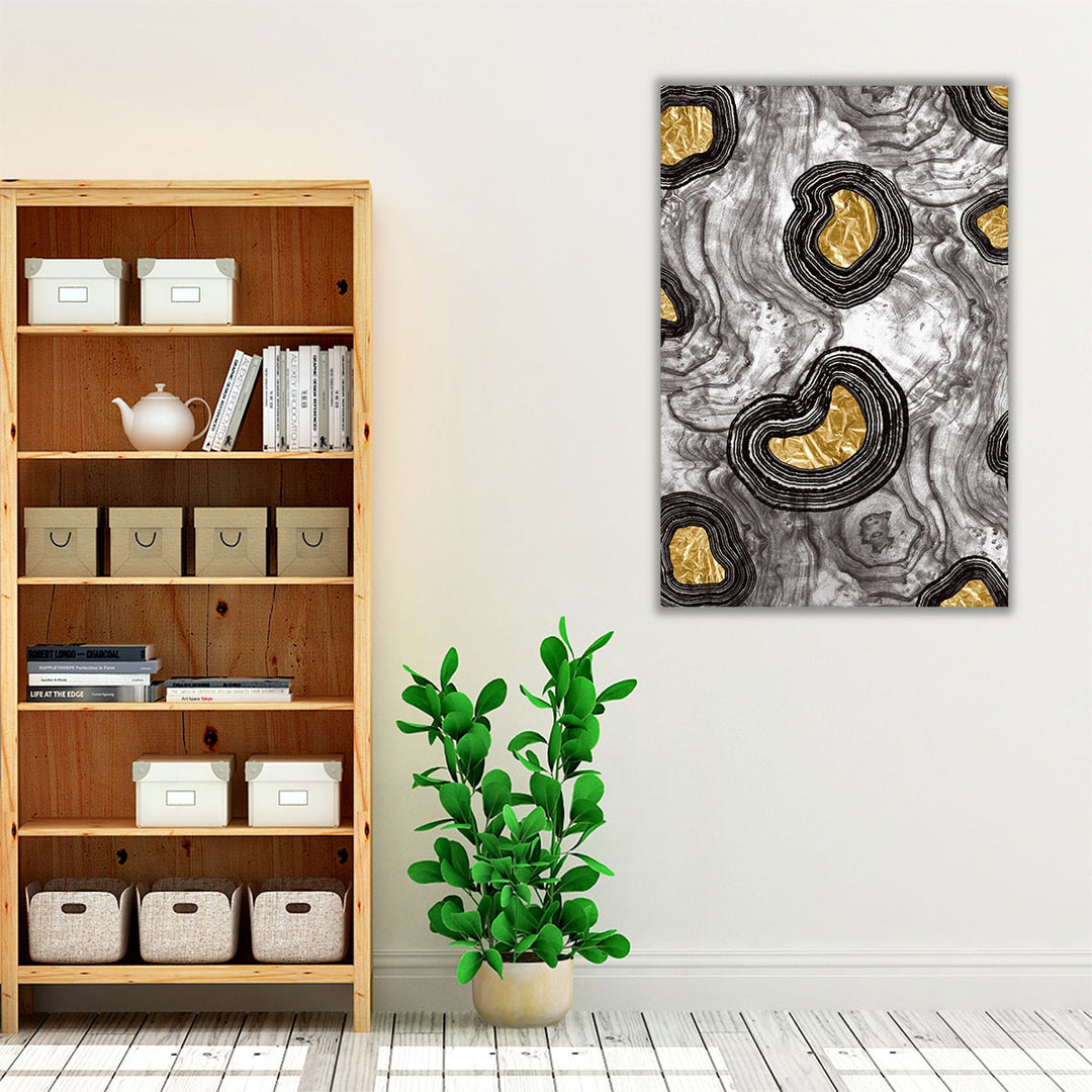 Bedroom canvas art modern monochrome style
