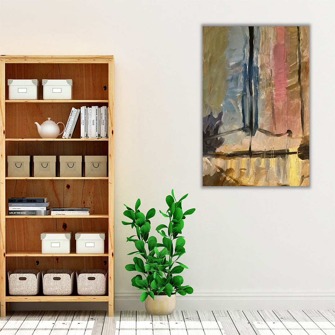 hallway decor – textured neutral art print