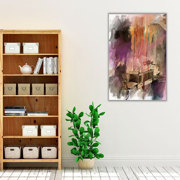 living room canvas print textured accent piece