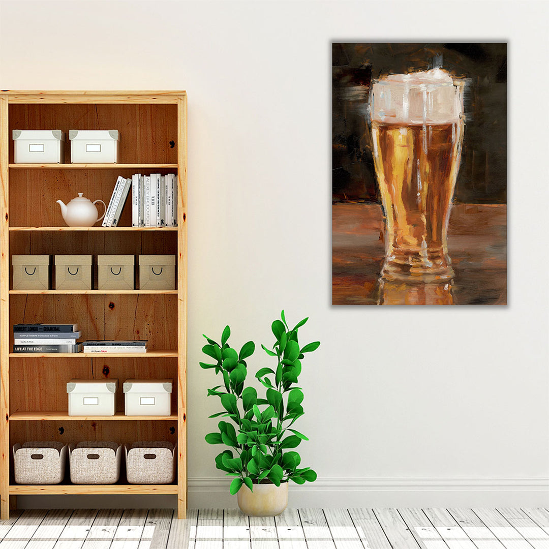 bar décor – refined glass illustration