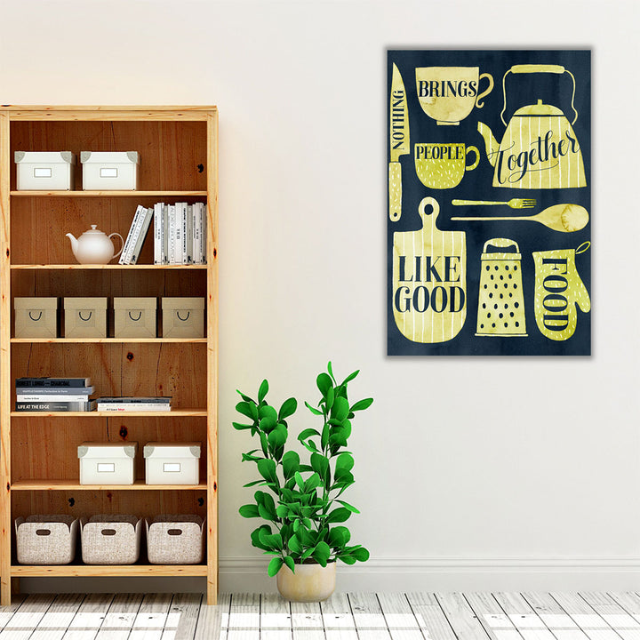 neutral kitchen art – crockery word art