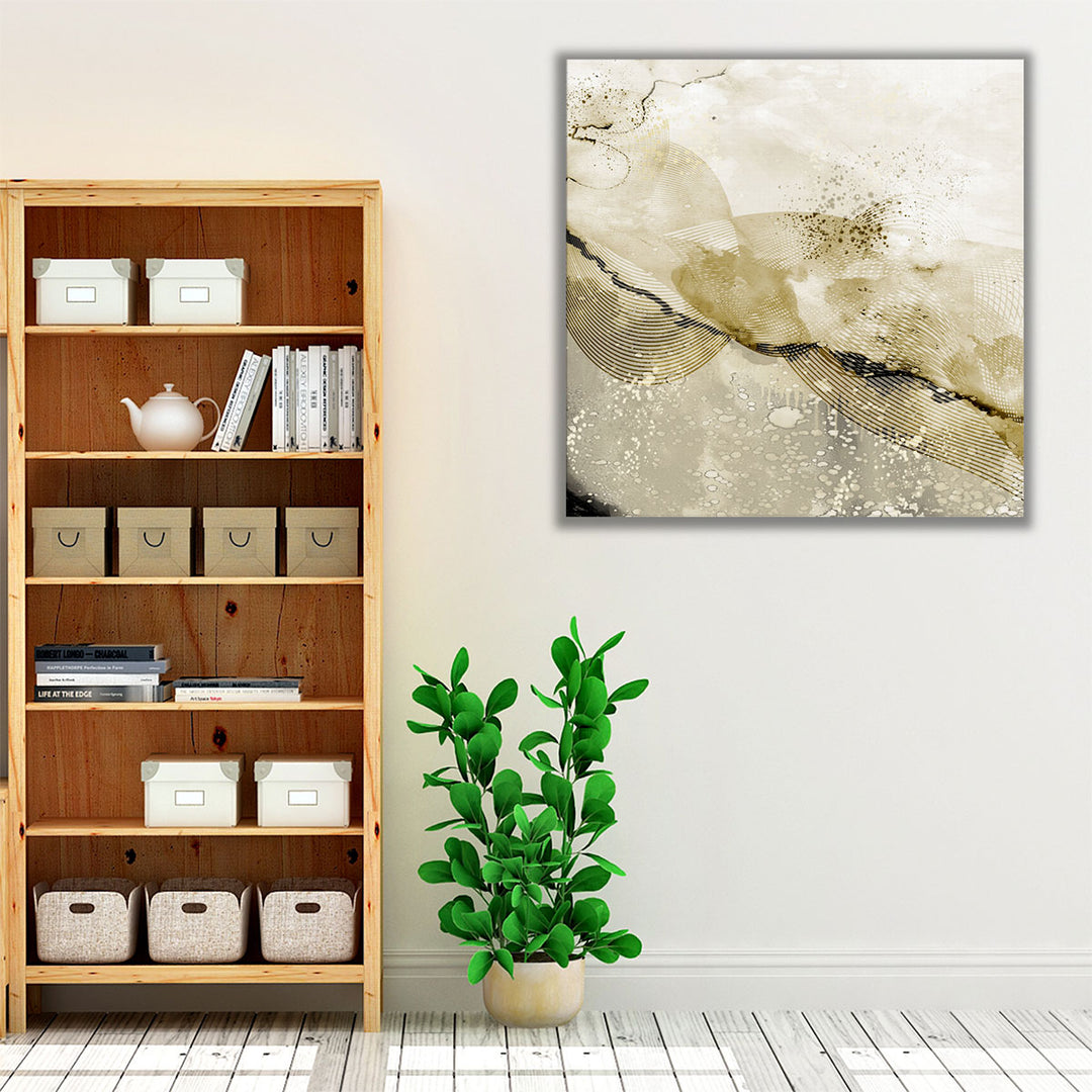 Matte paper framed abstract decor