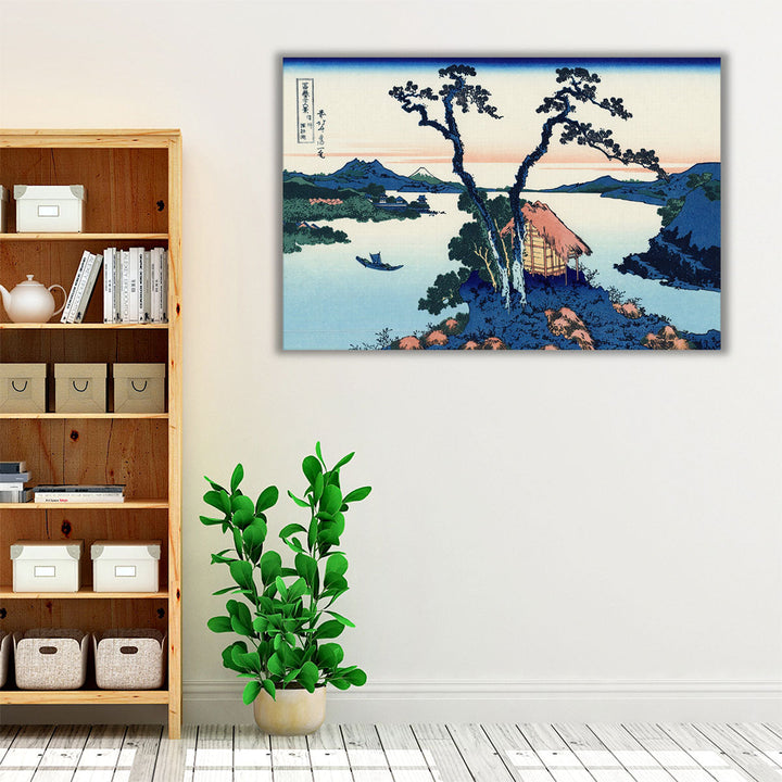 Lake Suwa In The Shinano Province, 1830 - Canvas Print Wall Art