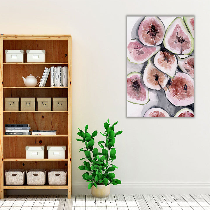 pink and neutral art – modern kitchen wall accent
