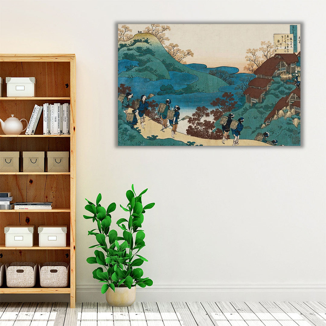 Saramaru Dayu, from the series '100 Poems by 100 Poets Explained by a Nurse', 1835 - Canvas Print Wall Art