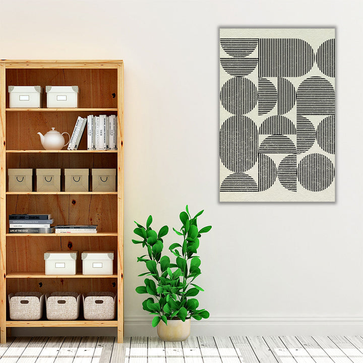 Modern abstract artwork for hallway or living space