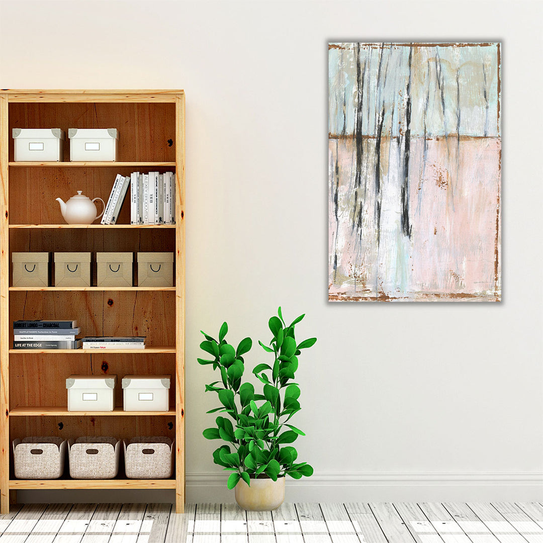 Modern Neutral Home Art – abstract nature painting in soft tones