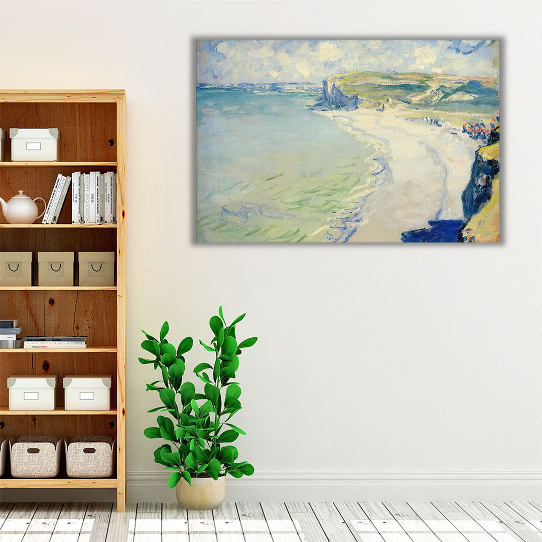 Blue Green Neutral Beach Art – tranquil coastal wall décor