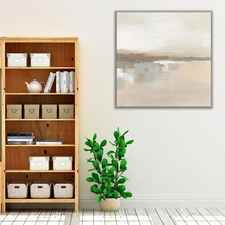 Tranquil abstract coastal art for home décor