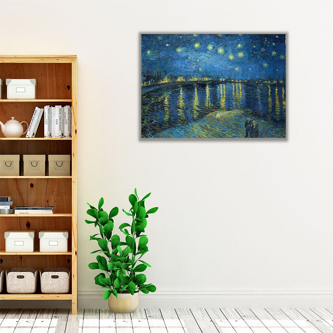 Starry Night Over the Rhone, 1888 - Canvas Print Wall Art