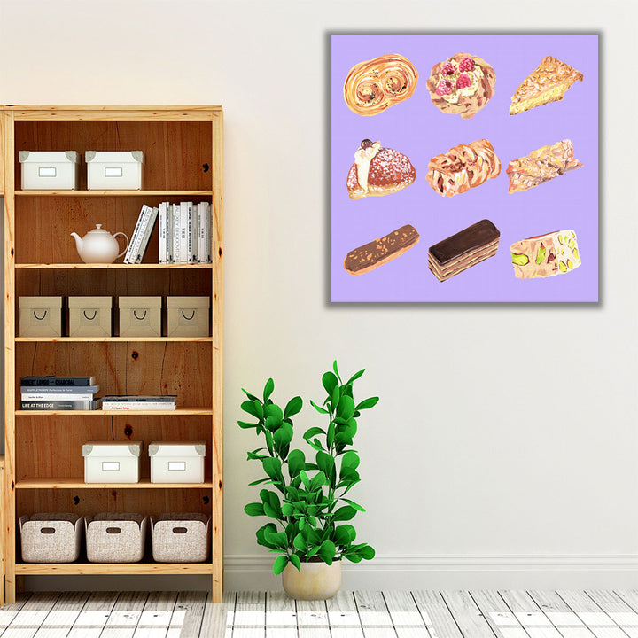colorful pop dessert art – modern kitchen accent