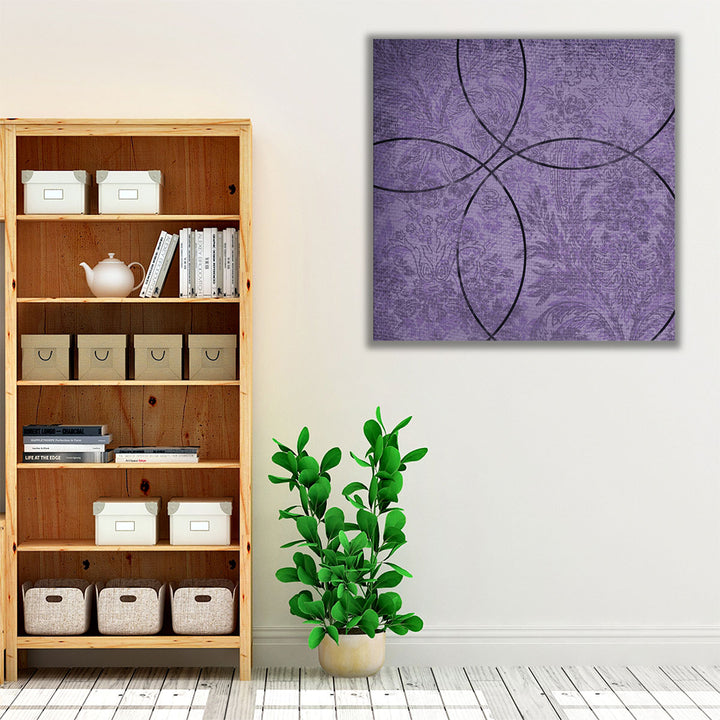 Vibrant Purple Square 4 - Canvas Print Wall Art