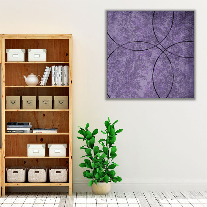 Vibrant Purple Square - Canvas Print Wall Art