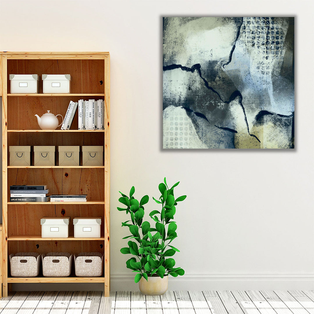 Living room abstract canvas with soft texture