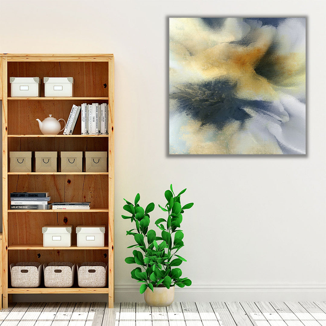 living room matte paper abstract print